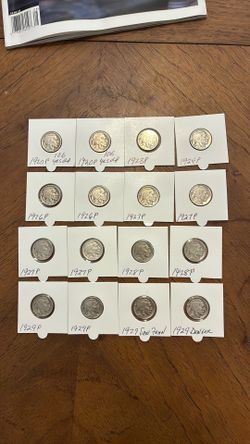 16 Buffalos Indian Head Nickels
