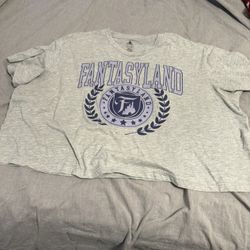 Disney Fantasyland Crop Top 