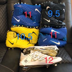 🏈⚾️ Lot Sale Mens Football Baseball Cleats SIZE [9.5, 10.5, 11, 11 & 12]  Make An Offer