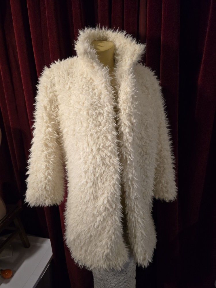 NEW Faux Shearling Jacket  Small
