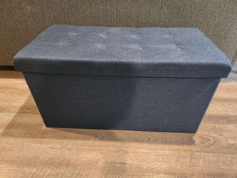 Collapsible storage ottoman. 2