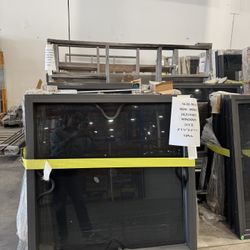 Fixed Aluminum window 37” x 37” Non impact 