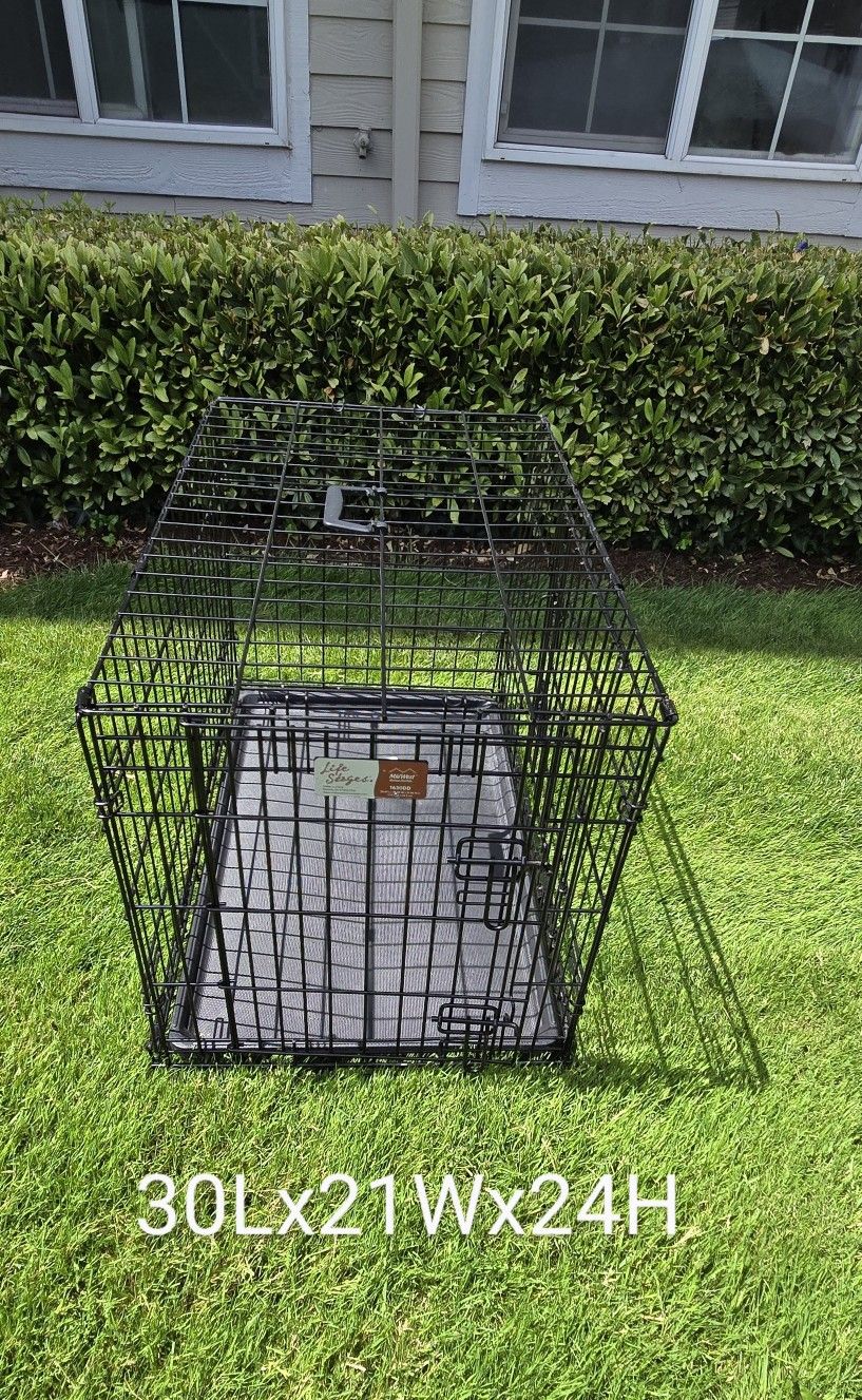 Dog Crate/Clean 30Lx21Wx24H 2 Door