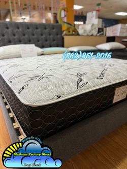 Black bamboo queen mattress and box spring bed set colchón y tambor