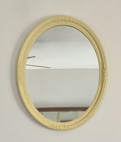 Large Vintage Oval Mirror
