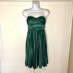 Green Strapless Trixxi Dress Size Small