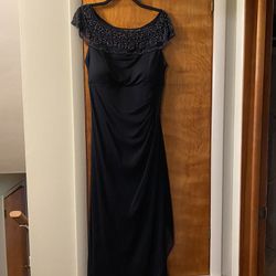 Long Dress  Navy Blue  Size 10 