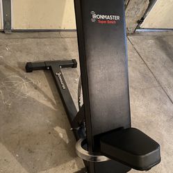 Ironmaster Superbench - adjustable weight bench.