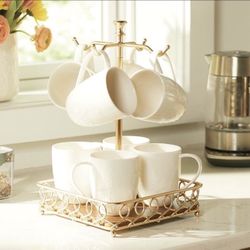 Potador Para Tazas Dorado   Gold Mug Holder 