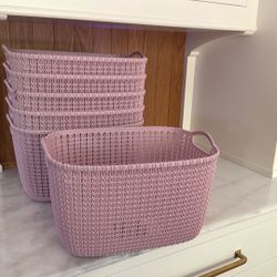 plastic baskets for storage 
