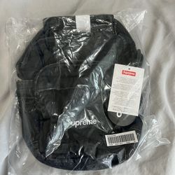 Supreme Black Denim Shoulder Bag