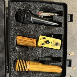 Behringer microphone kit in hard case