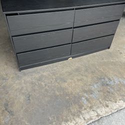 6 Drawer Particle Board Dresser