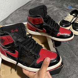 Jordan 1 high red black