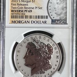 2023 S Reverse Proof $1 Morgan Dollar NGC PF69 Early Releases (1 Coin )