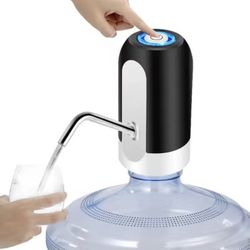 Wireless electric automatic bottled water dispenser with pump, USB rechargeable