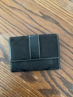Coach tri fold wallet