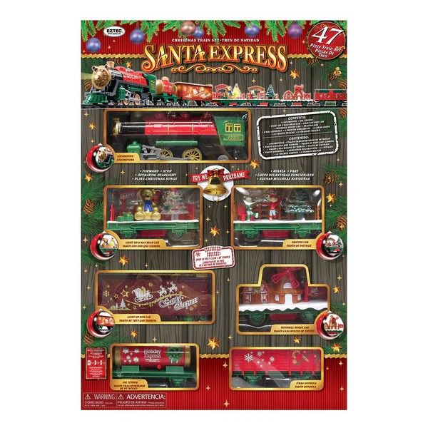 Mad Toys – Santa Express Light-Up Christmas Train Set