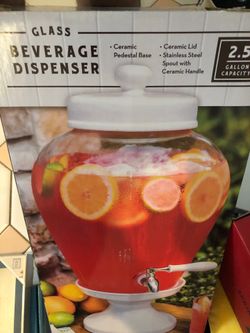 Glass Beverage dispenser