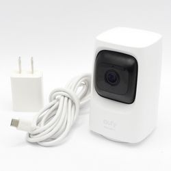 Eufy Mini Indoor Security Camera Wi-Fi Pan and Tilt (T8414) White