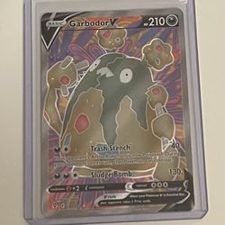 Pokemon Evolving Skies Garbodor V Full Art UR Card # 190/203