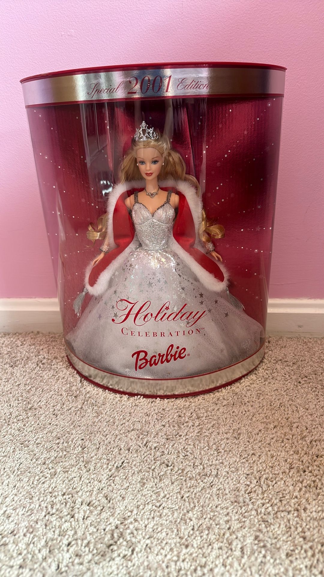 2001 Edition Holiday Barbie NIB