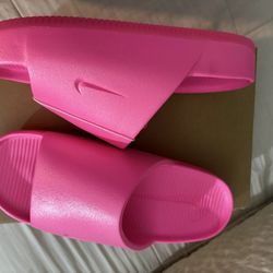 Pink Nike Calm Slide 