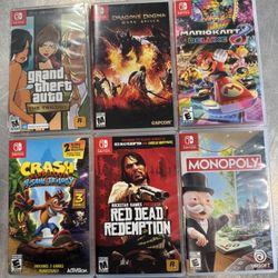 6 Nintendo Switch Games