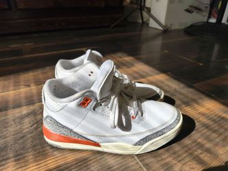 Jordan 3 Orange And White 