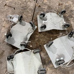 Used car dollies, but in good condition.