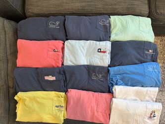 Vineyard Vines Pocket Tees (13 shirts) Size Large