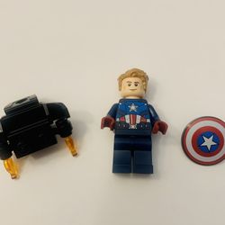 Lego Marvel Super Heroes Captain America Minifigure with Jet Pack #76267