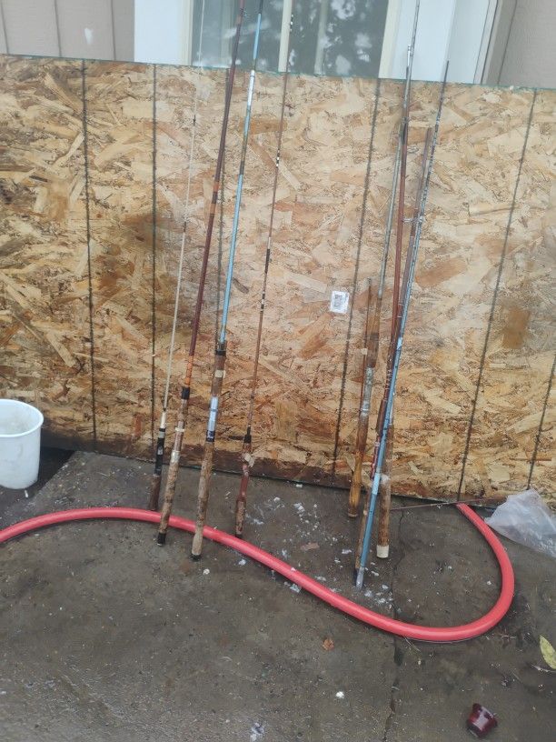 Antique Fishing Rods All For $30 obo
