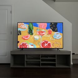 70” Modern Gray Oak TV Stand 