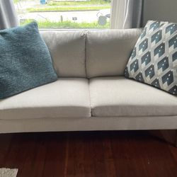 Loveseat Sofa Mid Century Style