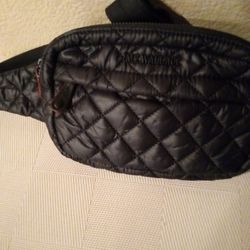 Authentic MZ  Wallace Black Metro Belt Bag