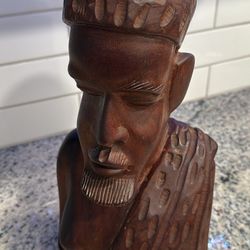 HANDSOME Hand carved wooden Sculpture 