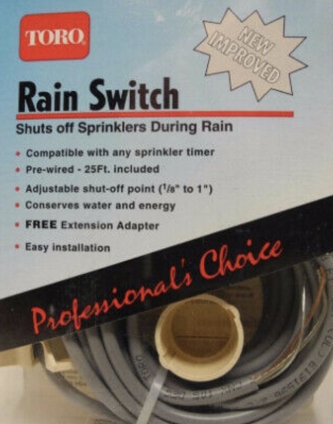 Toro Rain Switch Sensor Sprinkler 53221