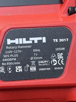 Hilti Rotary Hammer TE3017