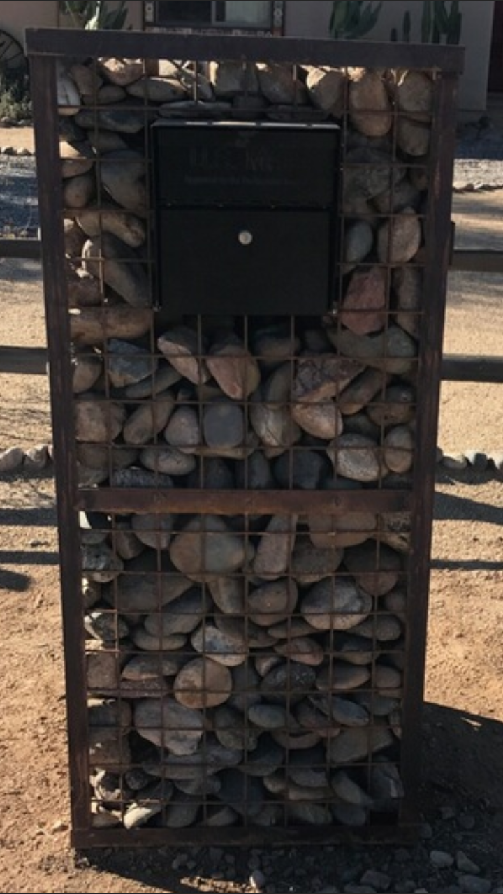 Gabion Mail Box/ Rock Cages