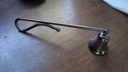 Heavy duty modern chrome candle snuffer