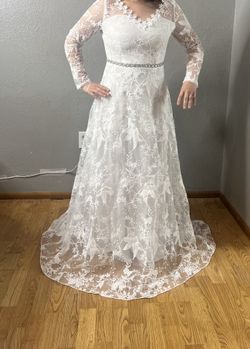 Wedding Dress Size Medium 