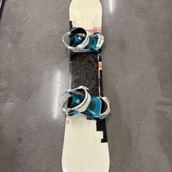Ride Control 158CM Men’s Snowboard Includes Ride Bindings