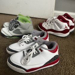 Jordan’s Sz 3 All Used All Authentic !!!!!!kids