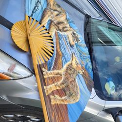 Hand Painted Wall Fan