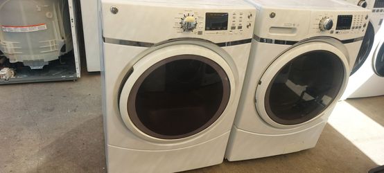 GE Front Load Washer And Gas Dryer