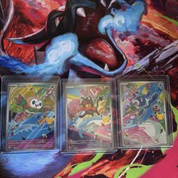 Pokemon First Partner Illustration Cards