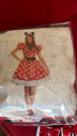 Disney Minnie Mouse Adult Costume with Gloves