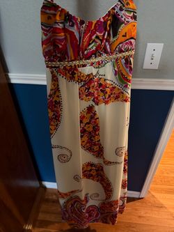 Multicolor Floral Print Maxi Dress
