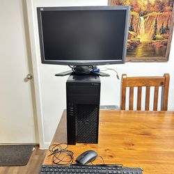 Dell Precision 3620 Productivity Computer with Office Professional Pro 2021 with WiFi and Monitor